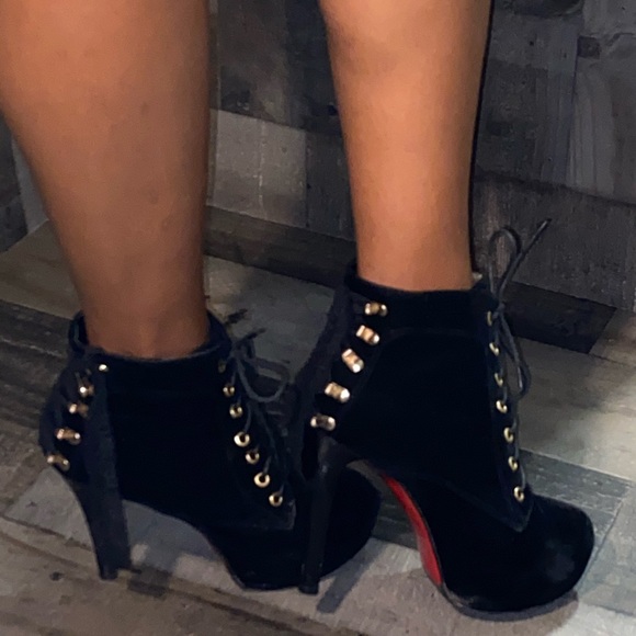 high boots partial red bottom vero cuoio 245 1.5 - Picture 3 of 10